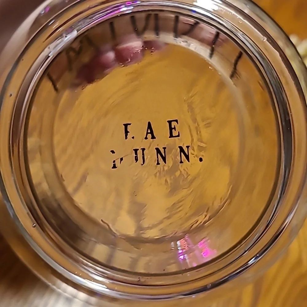Rae Dunn TWINKLE Clear Vase